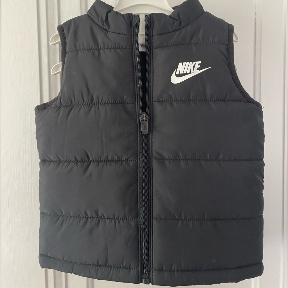 Toddler Black Puffer Vest